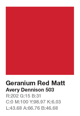 EM 503 Geranium Red matn
